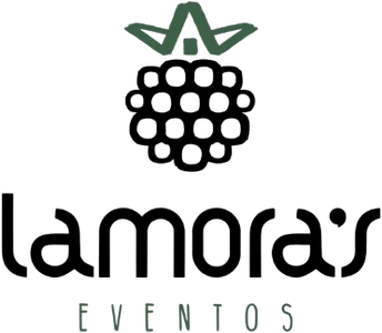 Logotipo do Lamora’s Eventos, espaço de eventos em Uruguaiana
